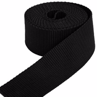 Schwarzes Gurtband 4cm Breite