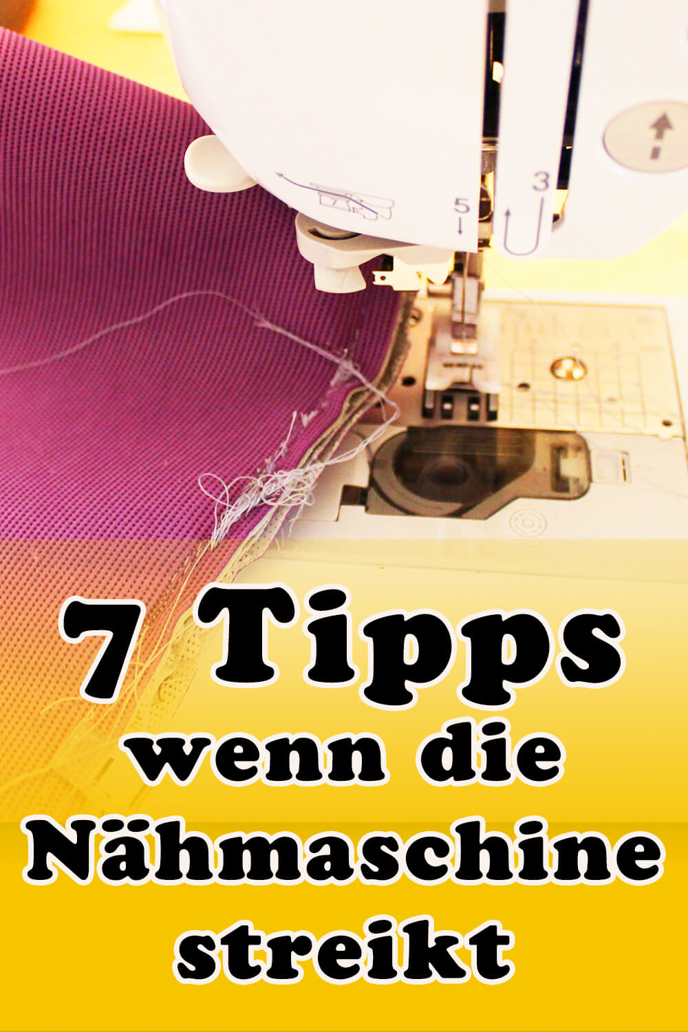 7 Tipps wenn die Nähmaschine streikt Pin
