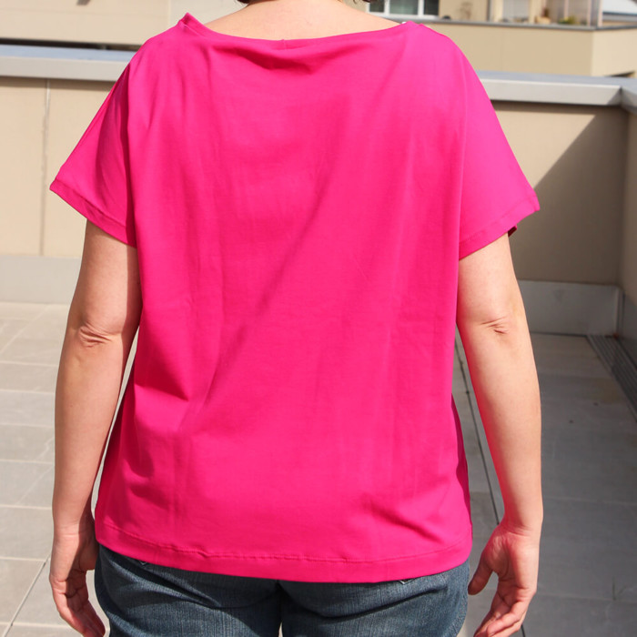 T-Shirt EVA mit angeschnittenen Ärmeln Schnittmuster 04