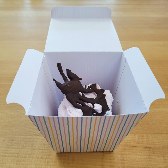 Cupcake in Cupcakebox offen2