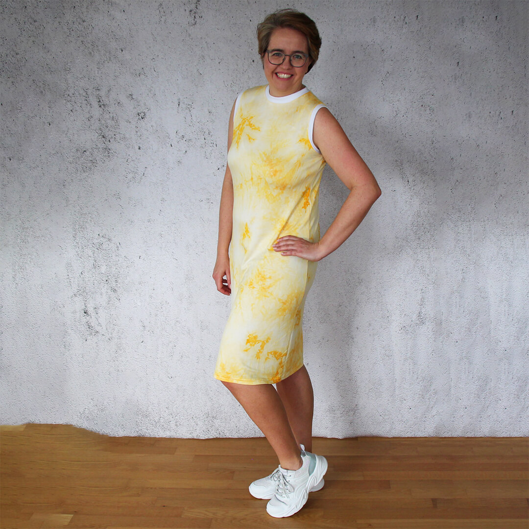 Einfaches Sommerkleid Paula - Nicole gelb