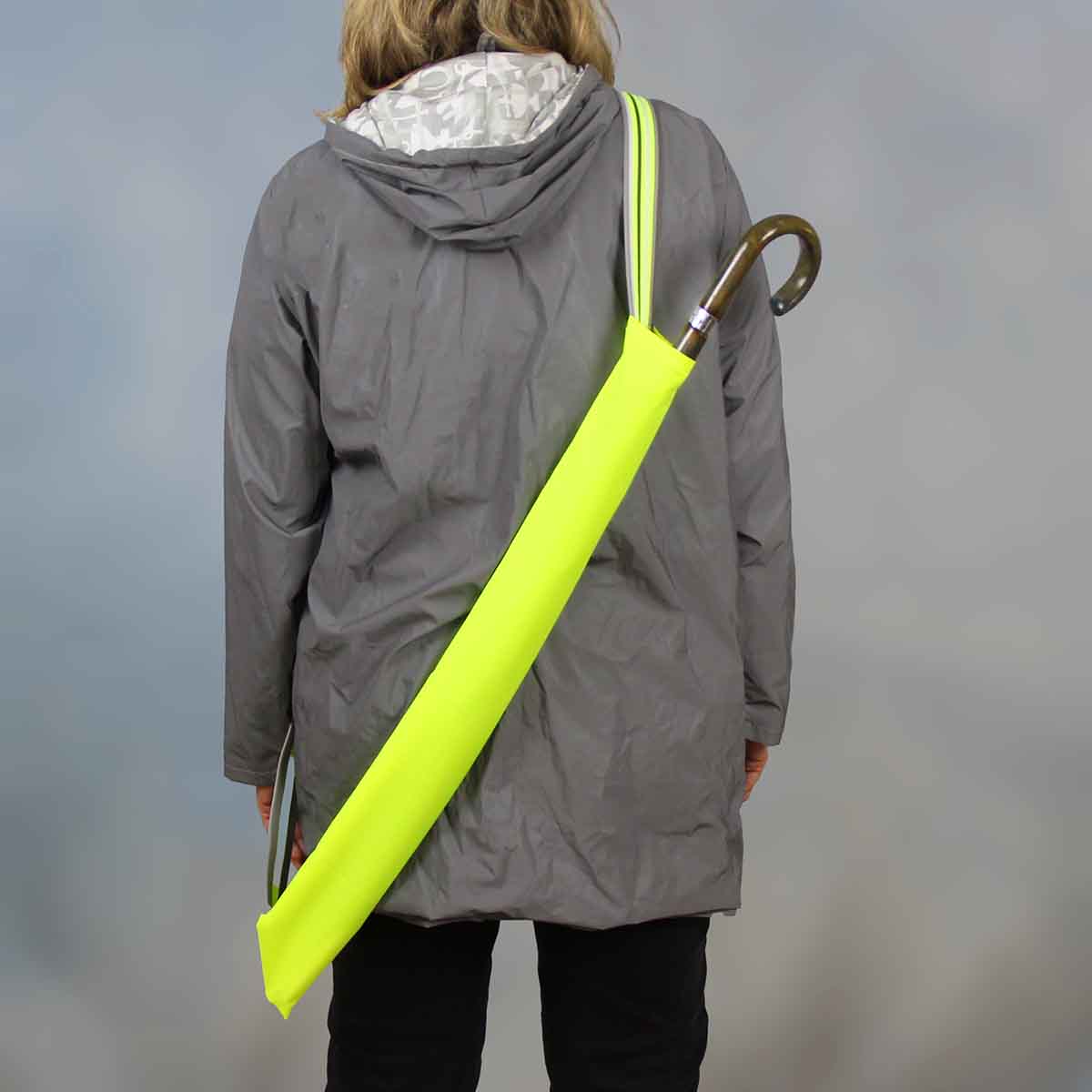 Regenschirmtasche Derry nähen mit Freebie Schnittmuster- auf dem Rücken