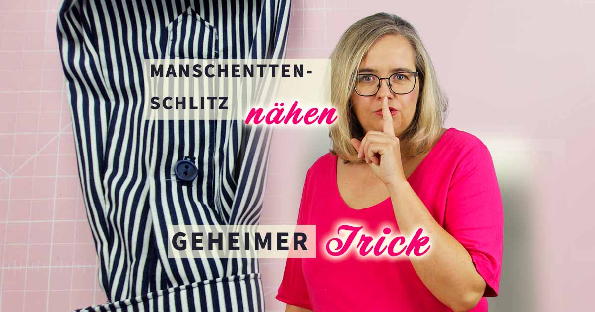 Manschettenschlitz nähen