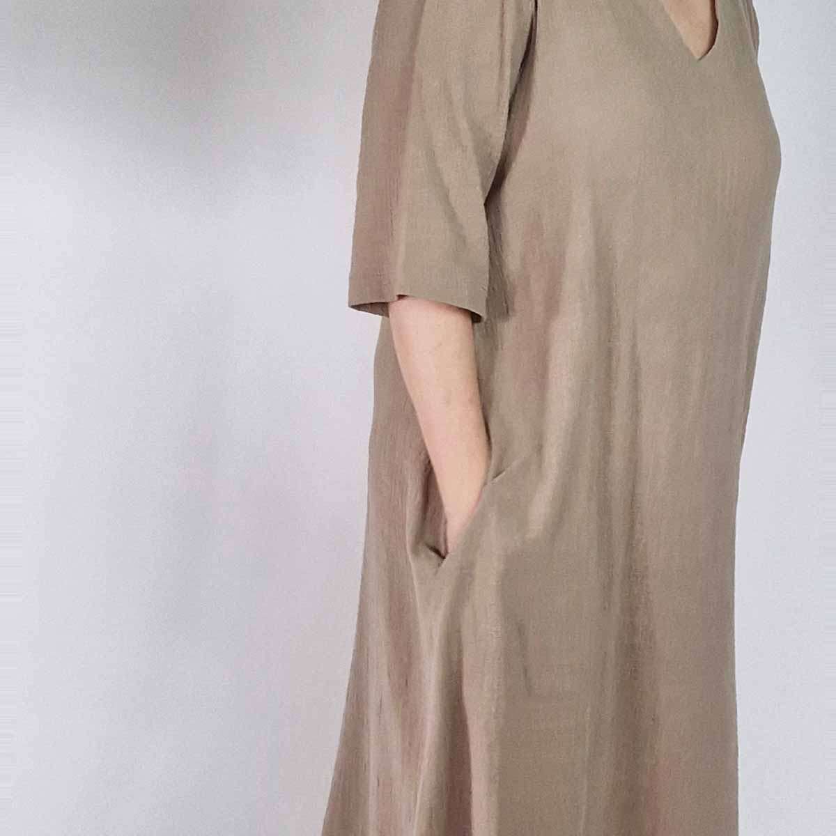 Nahttasche beim Schnittmuster Kleid Maya nähen