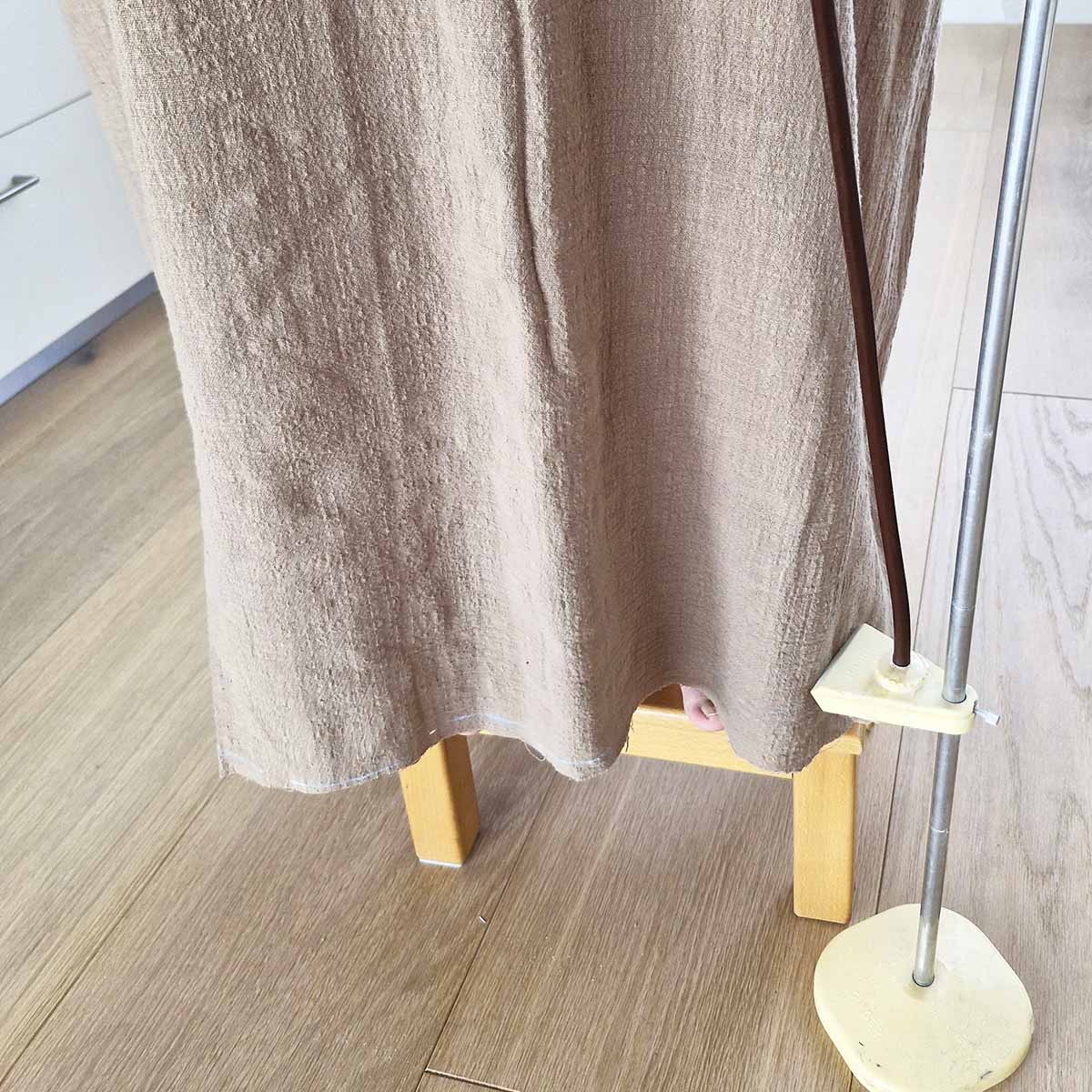 Saum beim Leinenkleid Maya vorbereiten