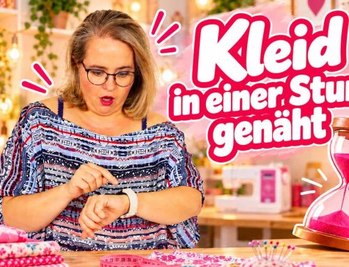 Einfaches Kleid aus Webware nähen – nur 1 Stunde Nähzeit!